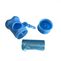 Porta Bags Dog Bone - Portable with bags included - Blue