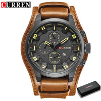 Curren 8225 Army Military Quartz Mens Watches Top Brand Luxury Leather Men Watch Casual Sport Male Clock Watch Relogio Masculino