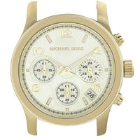 Michael Kors MK5055 Woman Watch - Gold Chrono Steel - Runway