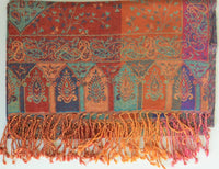 Original Handwoven Paisley Jamavar One of a Kind Limited Edition Designer Shawl