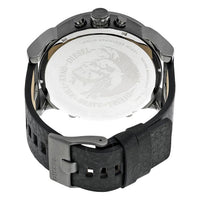 Diesel man watch DZ7348 Mr Daddy 2.0 - Leather strap and Black/Gold steel dial