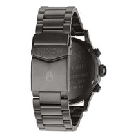 Nixon man watch - Sentry Chrono A386-632 - Steel gun barrel color