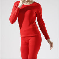 ZERLOS OFFICIAL STORE - Original  New Women's Thick Velvet High Collar Cotton Thermal Underwear  Sets