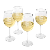 Set of 4  Wine Glasses