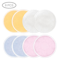 4/8/10/16pcs Makeup Remover Washable Cotton Pads Reusable Face Wipes Microfiber Make-Up Remover Three Layers Natural Soft Bamboo