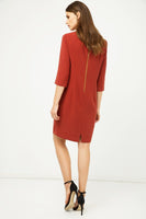 CONQUISTA FASHION - Original Rust Colour Straight Dress