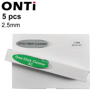 ONTi 2pcs One-Click Cleaner Optical Fiber Cleaner Pen Cleans 2.5mm SC FC ST and 1.25mm LC MU Connector Over 800 Times