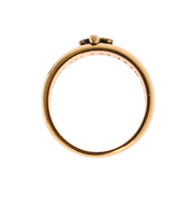 Nialaya Gold Plated 925 Silver Ring - Size EU62-US105