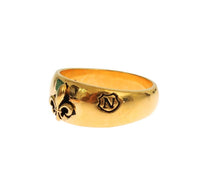 Nialaya Gold Plated 925 Silver Ring - Size EU63-US11