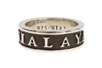 Nialaya Sterling Silver 925 Ring - Size EU66-US12