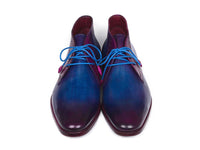 Paul Parkman Men's Chukka Boots Blue & Purple (ID#CK55U7)