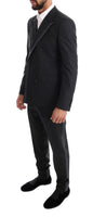 Dolce & Gabbana Gray Double Breasted 3 Piece Suit - Size IT50-L