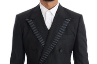 Dolce & Gabbana Gray Double Breasted 3 Piece Suit - Size IT50-L