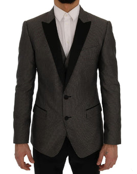 Dolce & Gabbana Multicolor Two Button Single Breasted Blazer - Size IT48-M