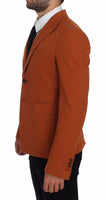 Dolce & Gabbana Orange Cotton Stretch Blazer - Size IT54-XL