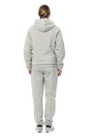 Billionaire Italian Couture Gray Cotton Hooded Sweatsuit - Size L