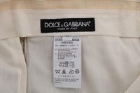 Dolce & Gabbana Brown Stretch Cotton Pants - Size IT54-XXL