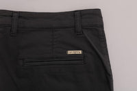 GF Ferre Gray Cotton Stretch Chinos Pants - Size IT48-M