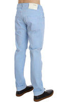 ACHT Blue Cotton Stretch Low Waist Fit Jeans - Size W29