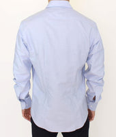 Cavalli Light blue cotton shirt - Size XXL