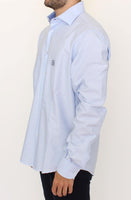 Cavalli Light blue cotton shirt - Size XL