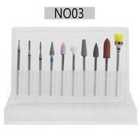 30pcs Professional Diamond Nail Drill Bit Set Milling Cutter Electric Rotary Manicure Machine Accessoires Nail Files Nail Tools