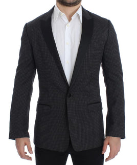 Dolce & Gabbana Black wool slim MARTINI blazer - Size IT48-M