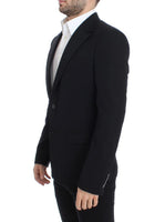 Dolce & Gabbana Black wool slim fit blazer - Size IT48-M