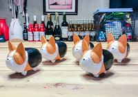 Premium Quality Handcrafted Wood Piglet Corgi