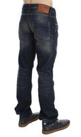 ACHT Blue Wash Straight Fit Low Waist Jeans - Size W34