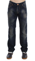 ACHT Blue Wash Straight Fit Low Waist Jeans - Size W34