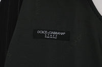 Dolce & Gabbana Black STAFF Cotton Striped Vest - Size IT52-XL