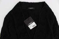 Costume National Black Fine Wool Button Cardigan - Size L