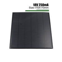 10pcs Solar Panel 12V Car RV Batteries 12VDC 150mA 160mA 167mA 208mA 250mA 83mA 278mA 18V Mini Solar Battery Charger