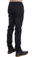 ACHT Gray Cotton Stretch Slim Fit Jeans - Size W34