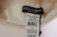 Dolce & Gabbana White Xiangao Lamb Fur Beanie - Size 56-CM-XS