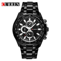 CURREN - Original 2024 New Curren Luxury Brand Watches Men Quartz Fashion Casual Male Sports Watch Full Steel Military Watches Relogio Masculino