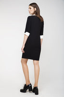 CONQUISTA FASHION - Original Straight Dress With Contrast Details