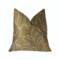 Mira Mirage Gold Luxury Throw Pillow