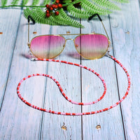 MOON GIRL Colorful Seed Beads Eyeglass Chains Street Stylish Brillenketten Girl Fashion Sunglasses Chain Eyewears Cord Holder