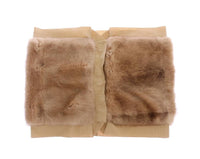 Dolce & Gabbana Beige MINK Fur Scarf Foulard Neck Wrap - One Size