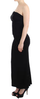 Maxi abito senza spalline Cavalli Black - Taglia IT42-M