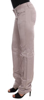 Costume National Beige Cotton Slim Fit Jeans - Size W28