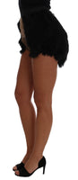 Dolce & Gabbana Black Mink Nutria Fur Mini Hot Pants - Size IT40-S