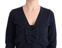 Maglione in lana blu MARGHI LO' - Taglia IT46-XL