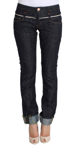 Jeans dritto jeans ACHT con fondo in cotone blu - Taglia W26