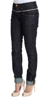 Jeans dritto jeans ACHT con fondo in cotone blu - Taglia W26