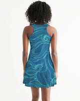 FIND YOUR COAST APPAREL - Original Women's Tidal Times Fun and Flirty Racerback Dress