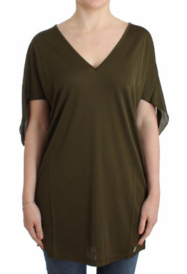 GALLIANO - ORIGINAL GREEN SHORT SLEEVED TOP - SIZE XS