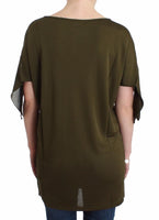 GALLIANO - ORIGINAL GREEN SHORT SLEEVED TOP - SIZE XS